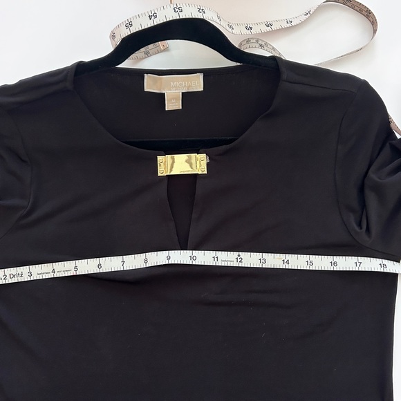 MICHAEL Michael Kors Black Blouse Size Medium - Picture 3 of 4